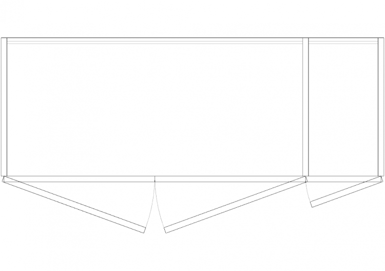 Wardrobes DWG - 3 Door Hinged Wardrobe 10 - ACCA software