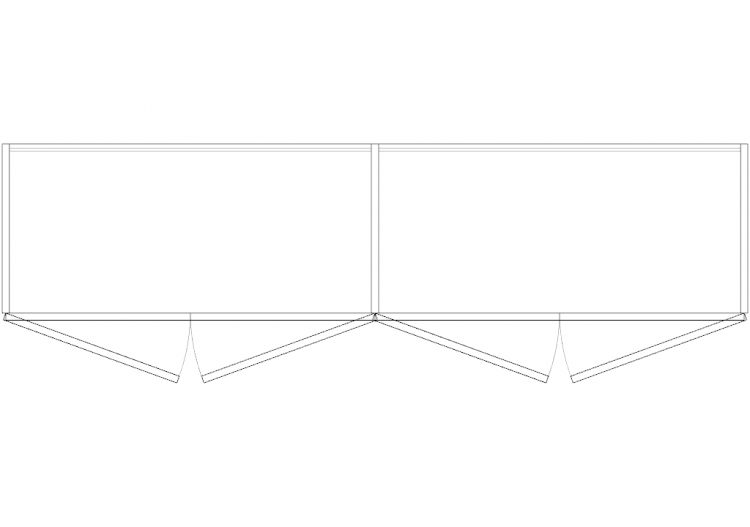 DWG Schränke - Kleiderschrank viertürig 02 - ACCA software