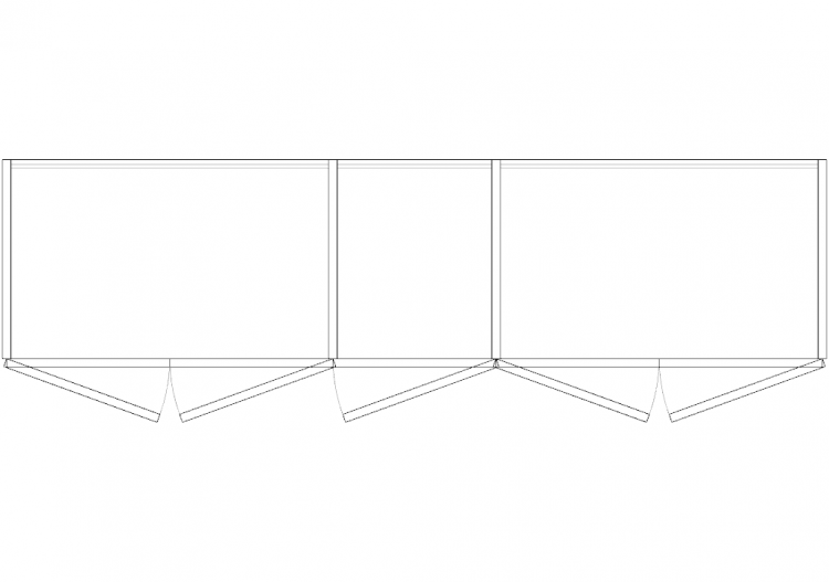 DWG Schränke - Kleiderschrank fünftürig 02 - ACCA software