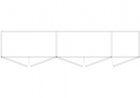 Wardrobes DWG - 5 Door Hinged Wardrobe 07