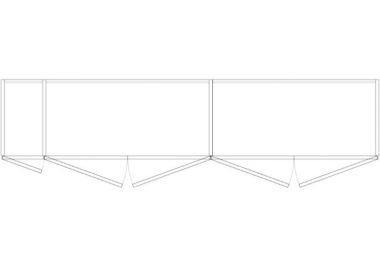 Wardrobes DWG - 5 Door Hinged Wardrobe 12 - ACCA software