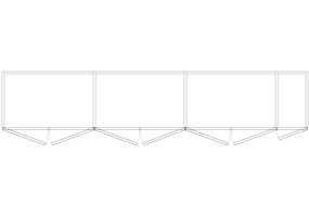 Wardrobes DWG - 7 Door Hinged Wardrobe 01