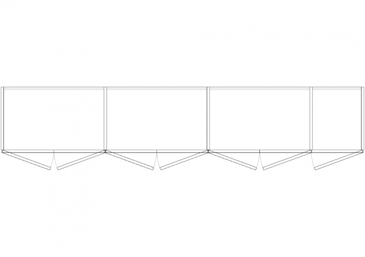 Wardrobes DWG - 7铰链门衣柜02 - ACCA software
