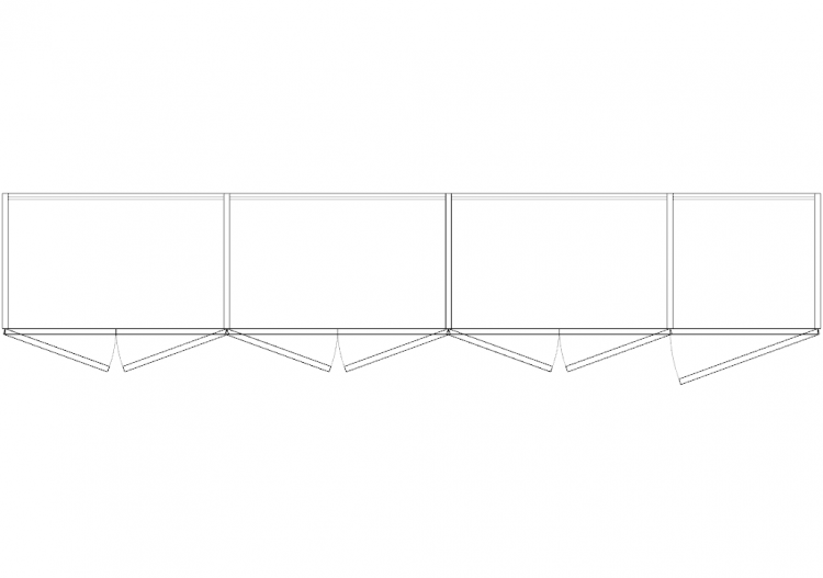 Wardrobes DWG - 7 Door Hinged Wardrobe 03 - ACCA software