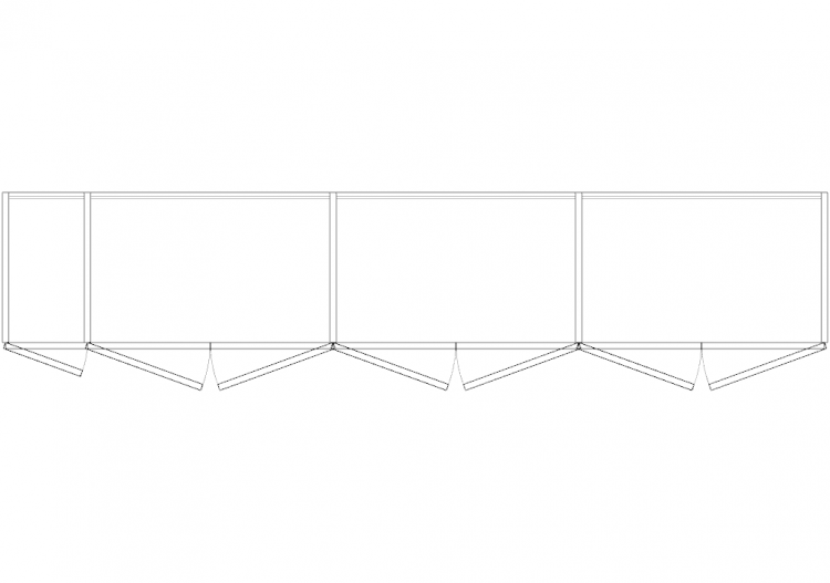 Wardrobes DWG - 7 Door Hinged Wardrobe 04 - ACCA software