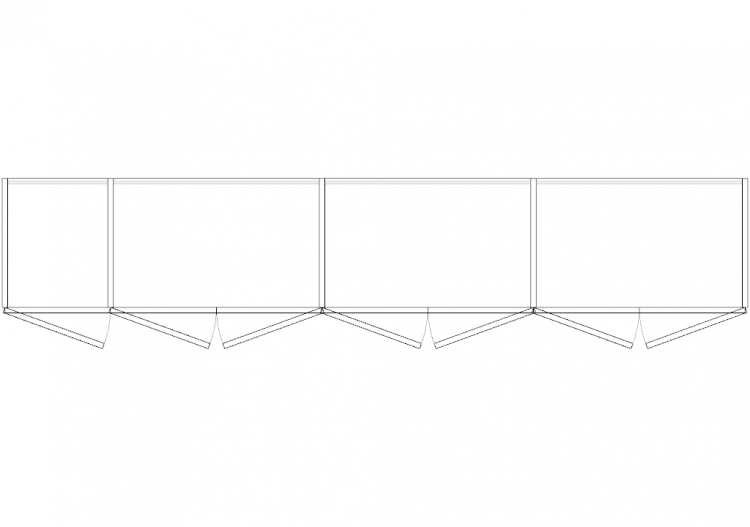 Wardrobes DWG - 7 Door Hinged Wardrobe 05 - ACCA software