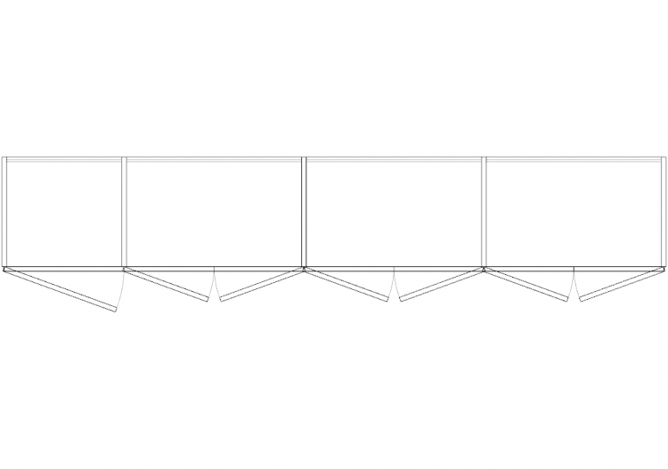 Wardrobes DWG - 7 Door Hinged Wardrobe 06 - ACCA software