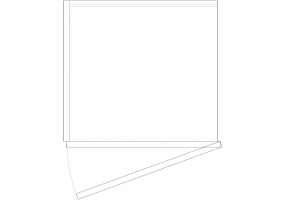 Armoires DWG - Armoire un seul battant 06