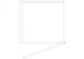 Armoires DWG - Armoire un seul battant 10