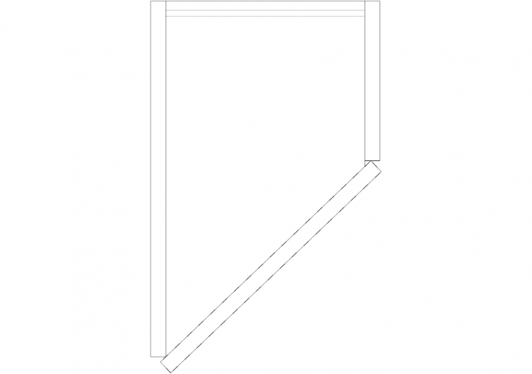 Armoires DWG - Armoire un seul battant 13 - ACCA software