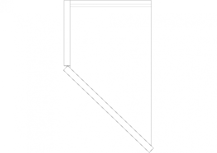 Armoires DWG - Armoire un seul battant 14 - ACCA software