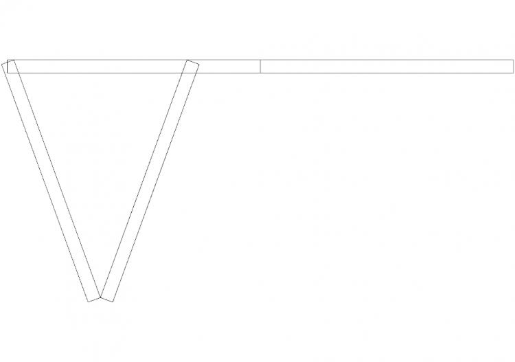 Armoires DWG - Cabine vantail pliant 02 - ACCA software