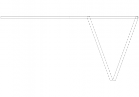 Armoires DWG - Cabine vantail pliant 03