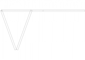 Wardrobes DWG - 折叠门橱柜04