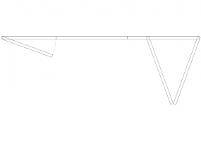 Armoires DWG - Cabine vantail pliant 07