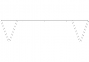 Armoires DWG - Cabine vantail pliant 08