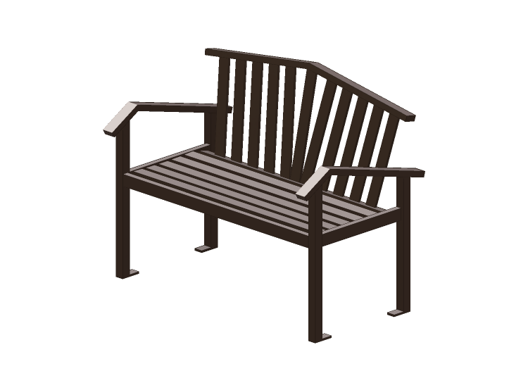 Bancos y Macetas 3D - Banco de metal - Keystone Ridge... Bancos y Macetas 3D - Banco de metal - Keystone Ridge...