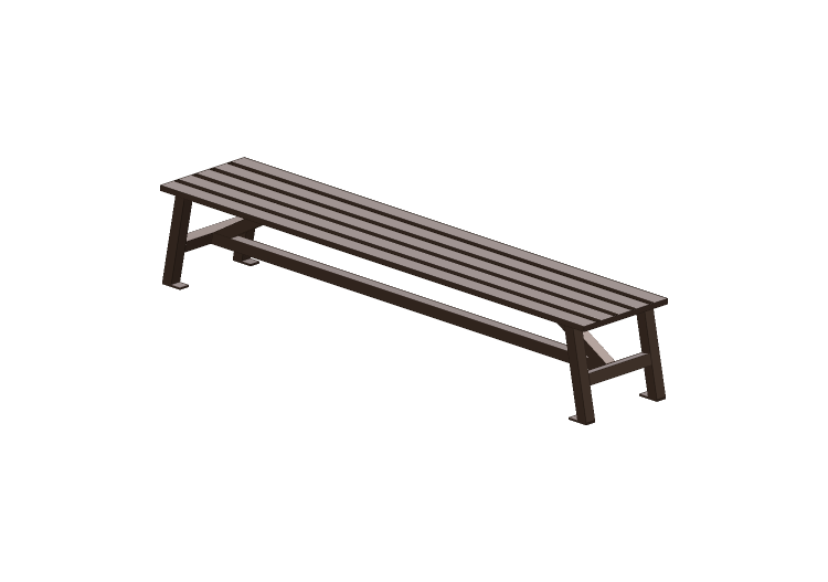 Bancos y Macetas 3D - Banco de metal - Keystone Ridge... Bancos y Macetas 3D - Banco de metal - Keystone Ridge...
