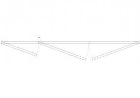 Armoires DWG - Cabine vantail battant 08