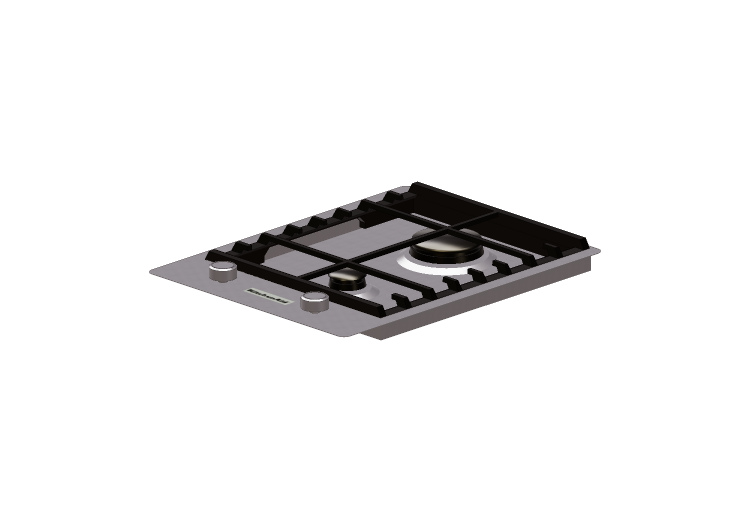 Electrodomésticos 3D - Cocina de gas 2 quemadores -... Electrodomésticos 3D - Cocina de gas 2 quemadores -...