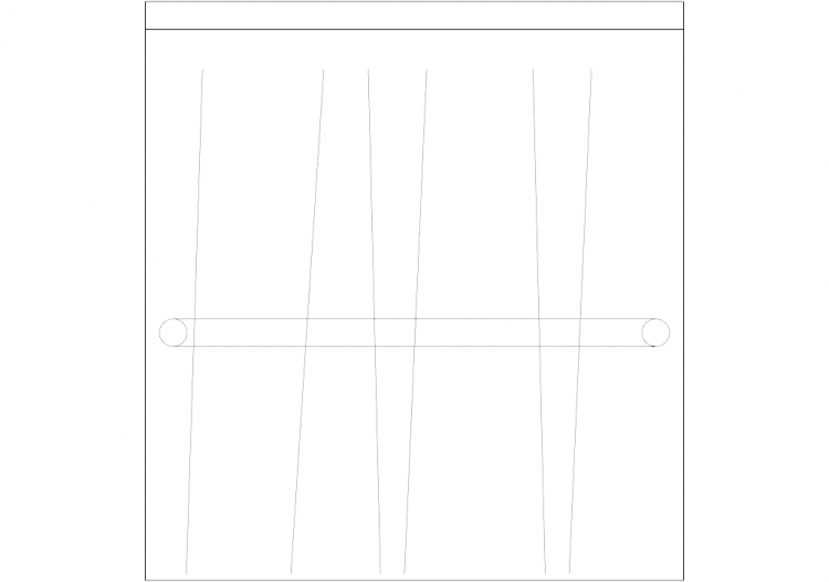 Armoires DWG - Cabine portemanteau 06 - ACCA software