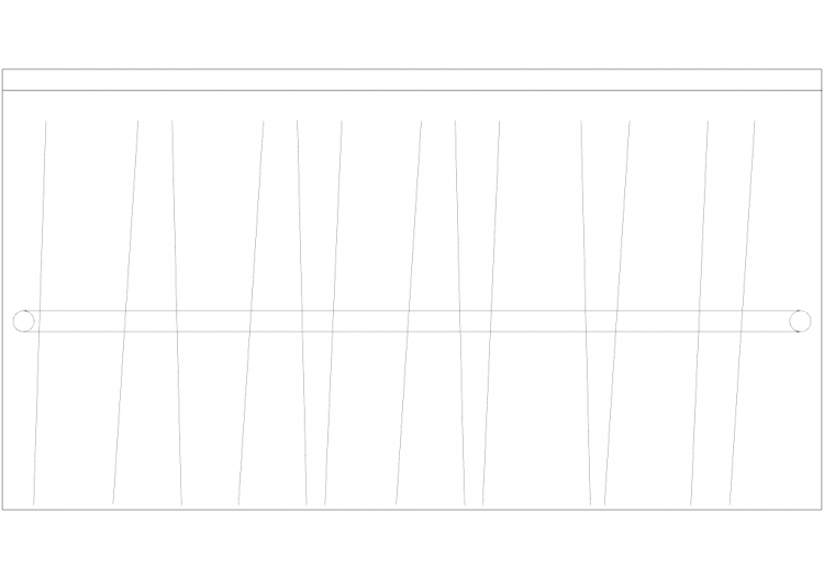 Wardrobes DWG - Coat hanger cabinet 08 - ACCA software