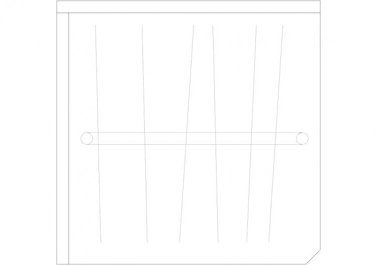 Armoires DWG - Cabine portemanteau 09 - ACCA software
