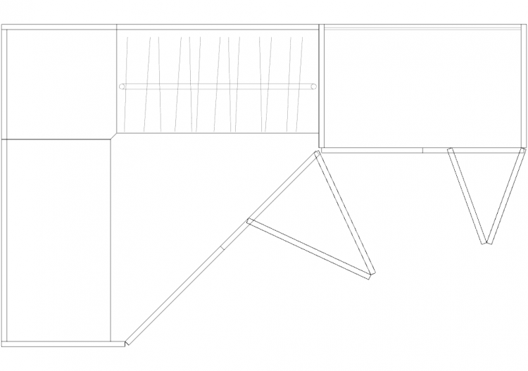 Armários DWG - Cabina composição 01 - ACCA software