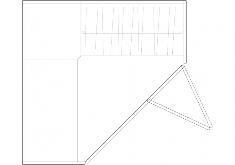 Armários DWG - Cabina composição 02 - ACCA software