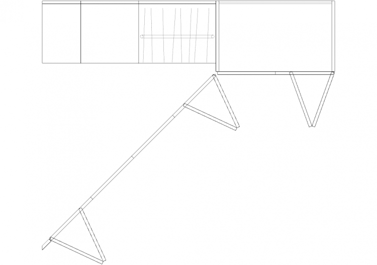 Wardrobes DWG - Cabinet composition 06 - ACCA software
