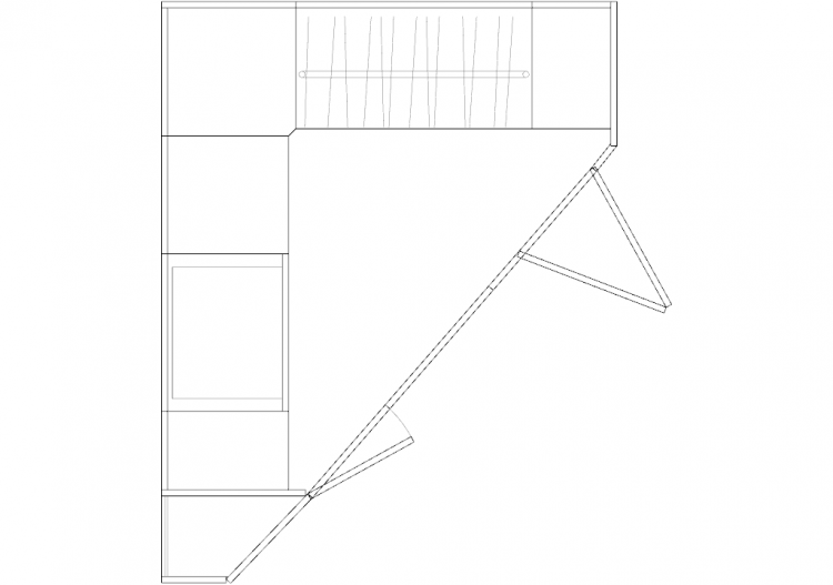 DWG Schränke - Schrankkabine Kombination 10 - ACCA software