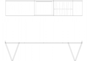 Armoires DWG - Composition Cabine 14