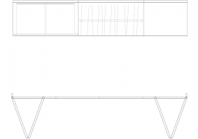 Armoires DWG - Composition Cabine 15