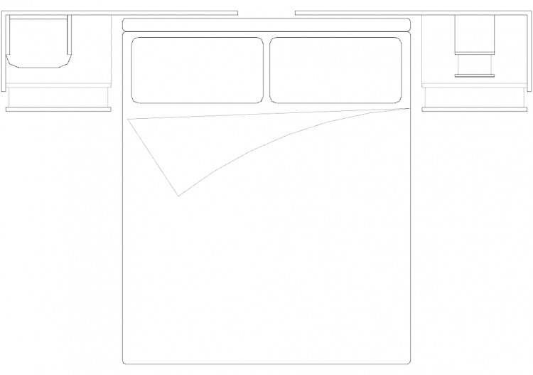 Armoires DWG - Chambre composition type 1 01 - ACCA...