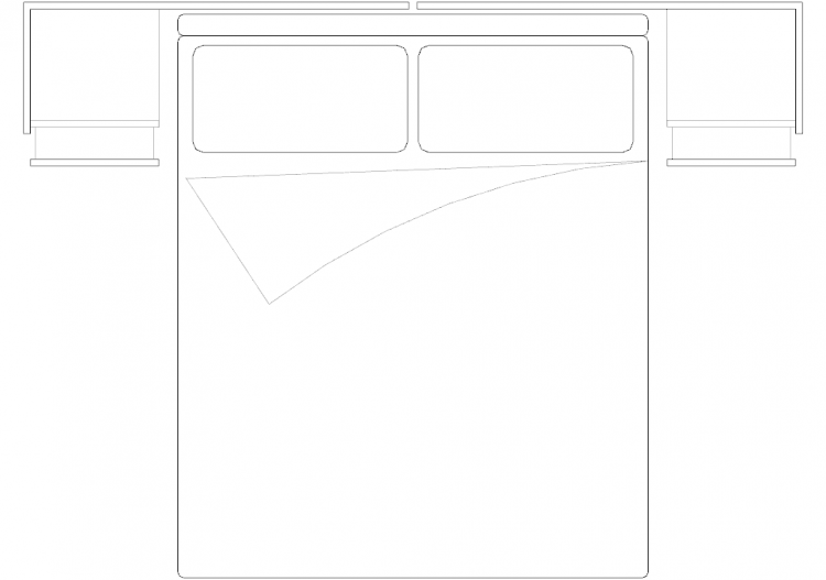 Armoires DWG - Chambre composition type 1 06 - ACCA...