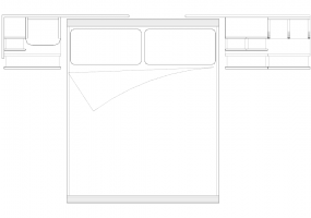 Armoires DWG - Chambre composition type 2 05