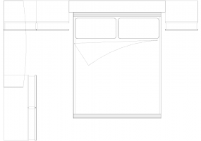 Armoires DWG - Chambre composition type 2 09
