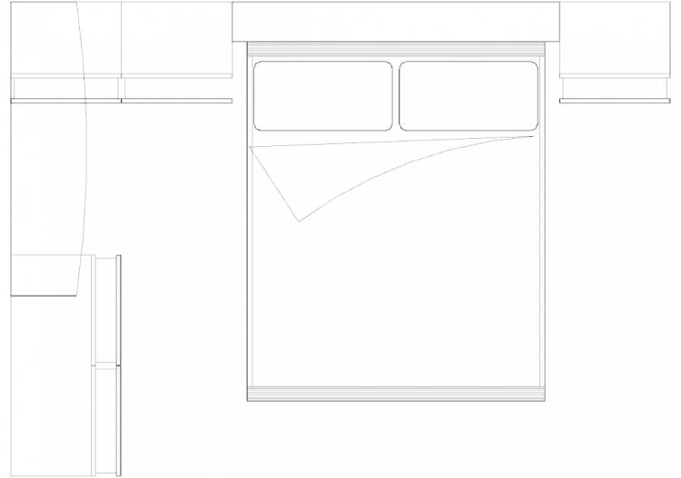 DWG Schränke - Schlafzimmer Kombination Typ 2 09 - ACCA...