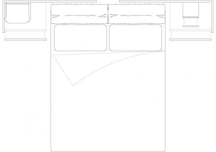 Armoires DWG - Chambre composition type 3 01 - ACCA...