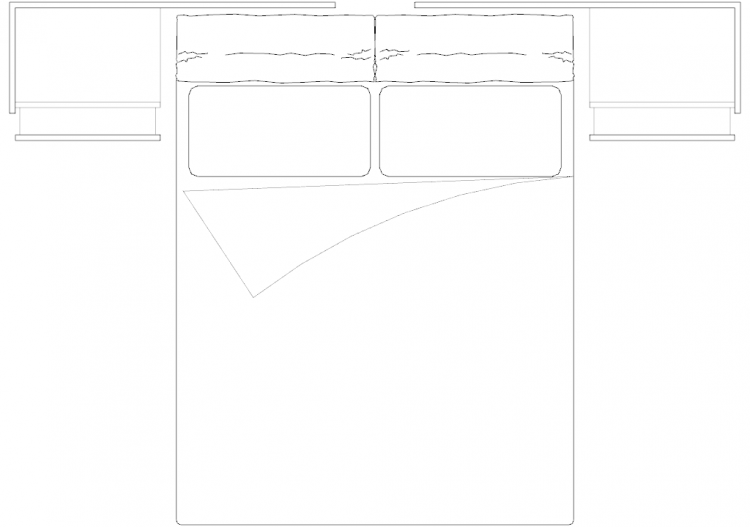 Wardrobes DWG - 类型3卧室组合02 - ACCA software