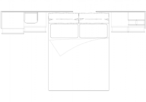 Armoires DWG - Chambre composition type 3 03