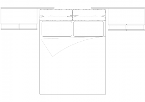 Armoires DWG - Chambre composition type 3 04