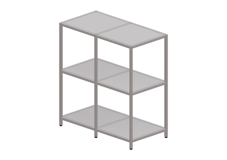 3D Bücherregal und Behälter - Anrichte aus Metall - Kokuyo... 3D Bücherregal und Behälter - Anrichte aus Metall - Kokuyo...