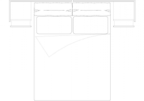 Armoires DWG - Chambre composition type 3 06