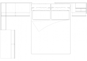 Armoires DWG - Chambre composition type 3 07