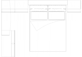 Armoires DWG - Chambre composition type 3 09
