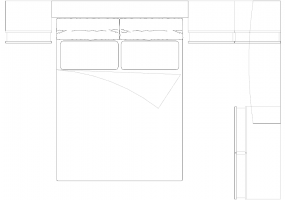 Armoires DWG - Chambre composition type 3 10