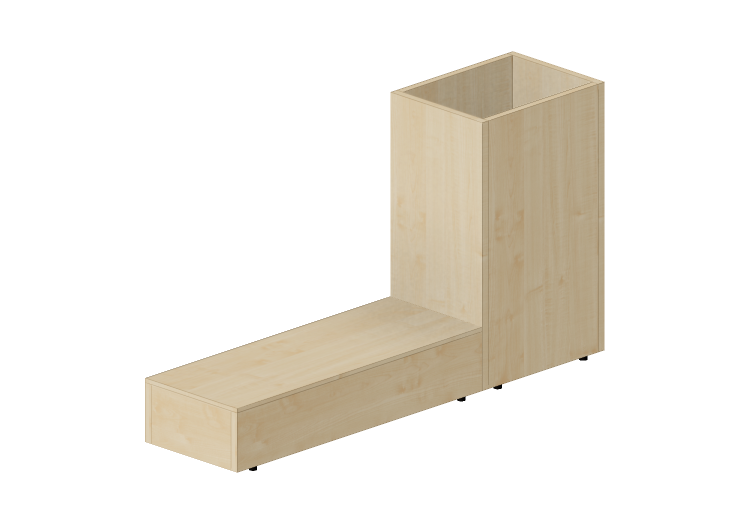 Accessori 3D - Mensola in legno - Kokuyo - Days Office... Accessori 3D - Mensola in legno - Kokuyo - Days Office...