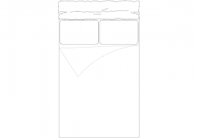 Armarios DWG - Habitación cama 10