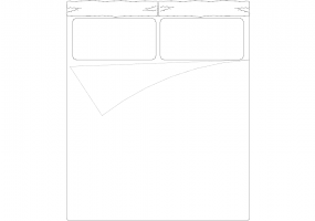 Armarios DWG - Habitación cama 14